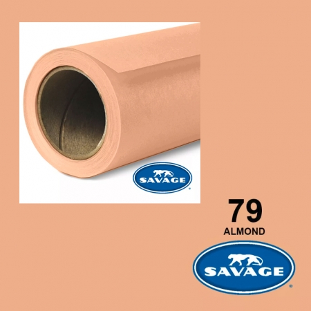 Savage Almond 79 2.75x11m papirna pozadina, Made in USA